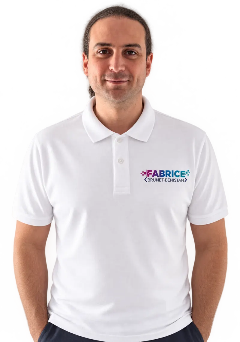 Portrait de Fabrice Brunet-Benistant, développeur web freelance